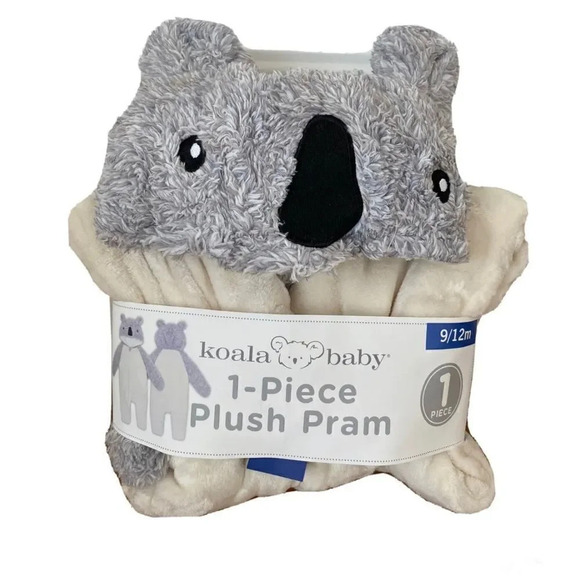 Koala Baby 1-Piece Plush Hooded Pram - Picture 2 of 8